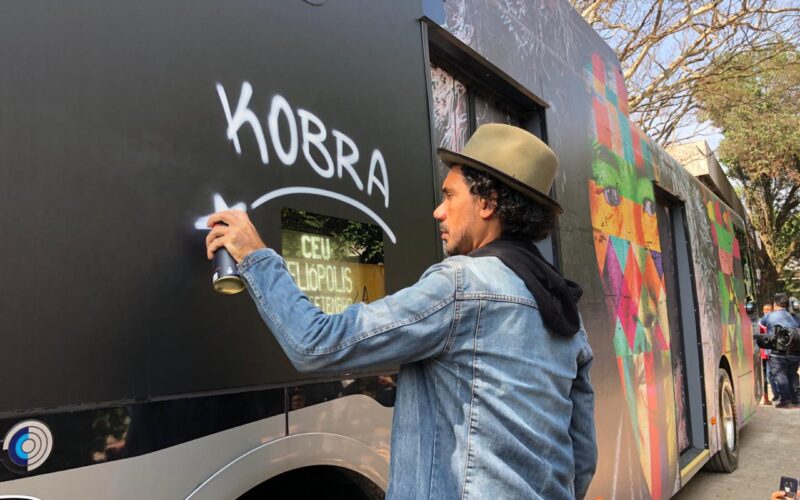 O artista plástico Eduardo Kobra