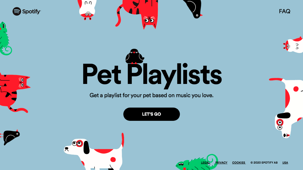 "Pet Playlist”: Spotify