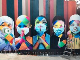 Mural de Eduardo Kobra (Foto: Reprodução/Instagram)