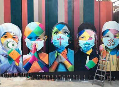 Mural de Eduardo Kobra (Foto: Reprodução/Instagram)