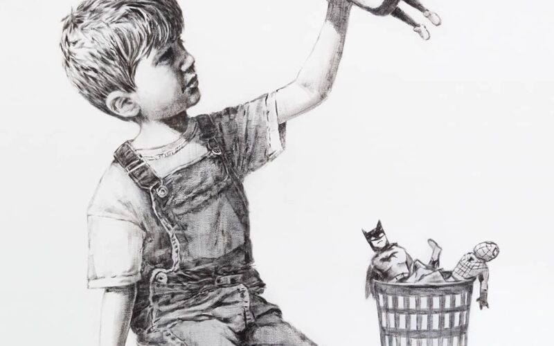 Enfermeira se torna heróina em nova obra de Banksy