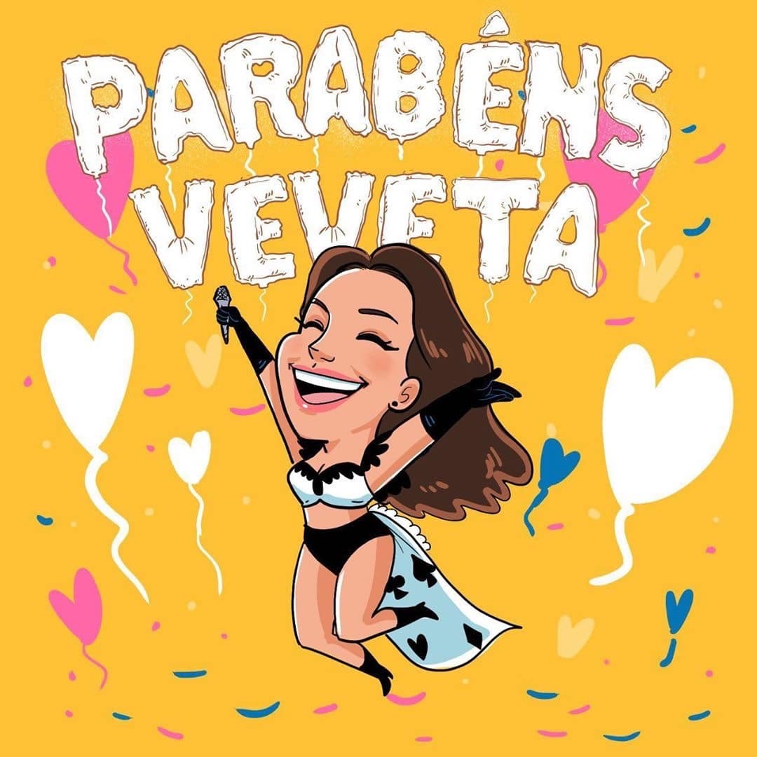 Petit Abel cria ilustrações comemorativa para Ivete Sangalo