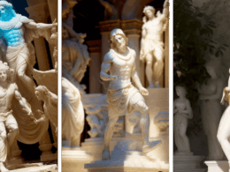 A magia da IA no mundo das esculturas
