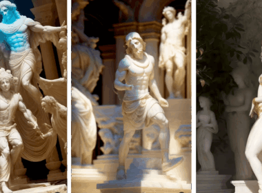 A magia da IA no mundo das esculturas