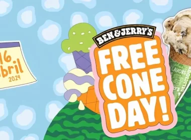 Dia da Casquinha Grátis Ben & Jerry's: Sorvete Grátis em 16 de Abril!