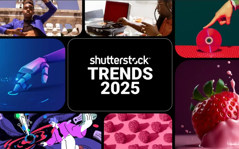 Tendências criativas Shutterstock 2025