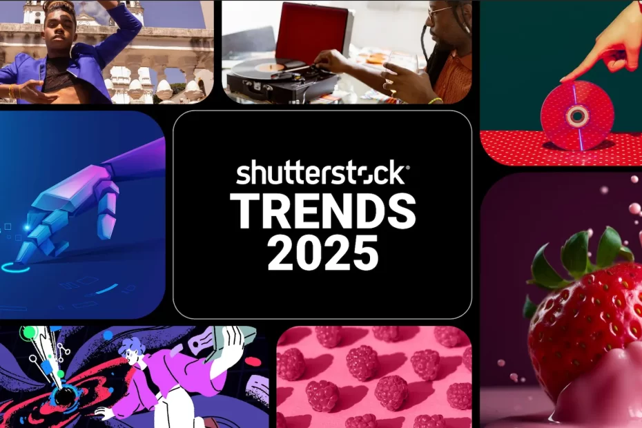 Tendências criativas Shutterstock 2025