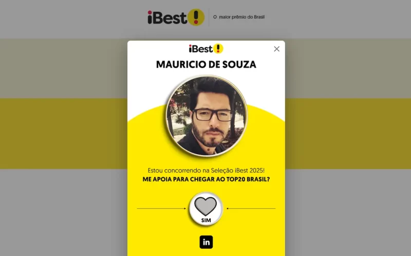 Votem em Mim no Prêmio iBest 2025 | Publicitário Digital que Representa Você
