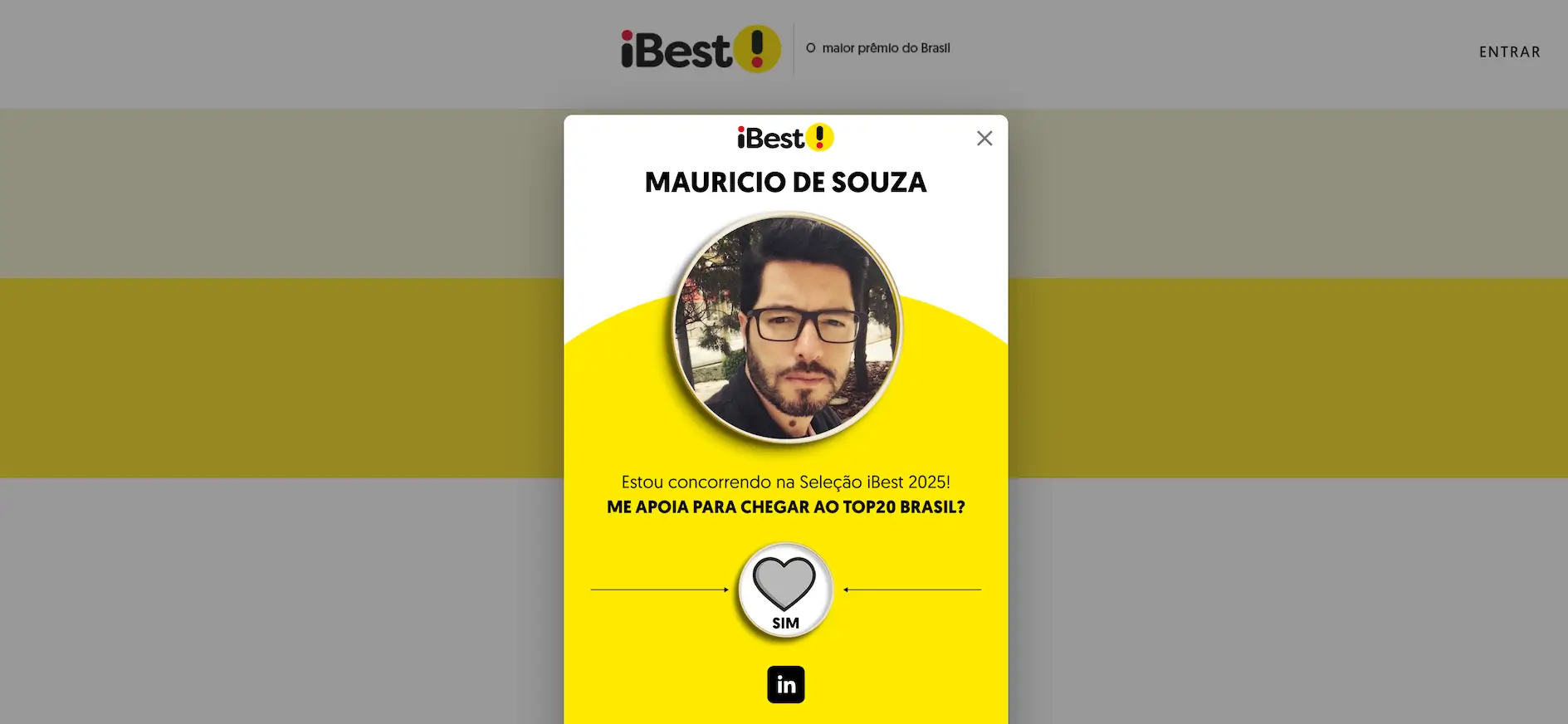Votem em Mim no Prêmio iBest 2025 | Publicitário Digital que Representa Você